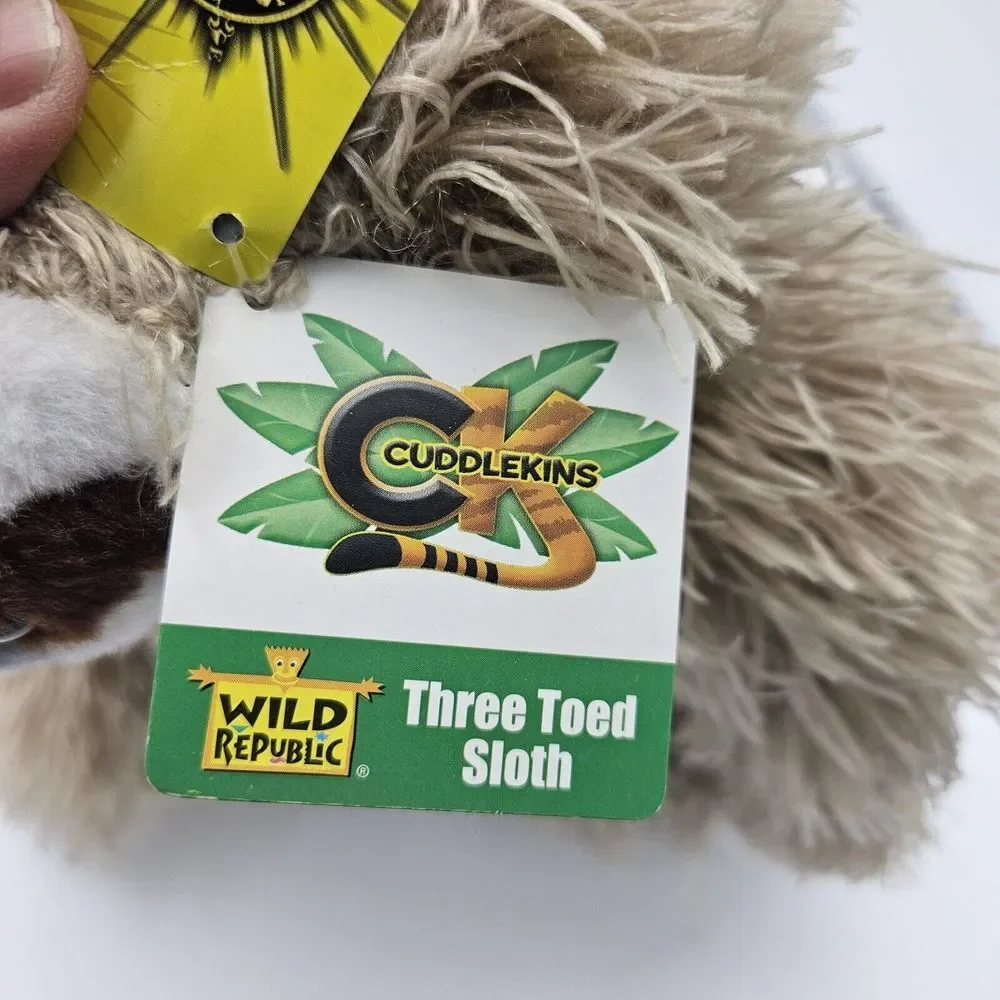Wild Republic Cuddlekin Three Toed Sloth‎ 18